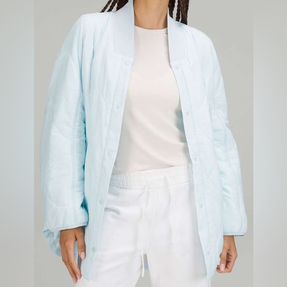 lululemon athletica Jackets & Blazers - NWOT Lululemon Quilted Light Insulation Jacket Powder Blue
